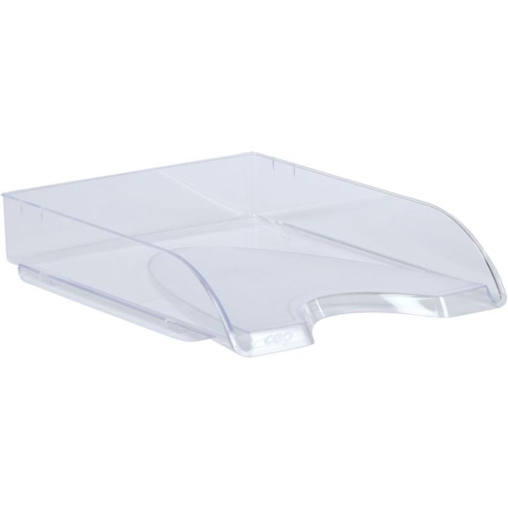 Corbeille a courrier CEP PRO en polystyrène antichoc robuste cristal 1002000111 CEP PRO CEP