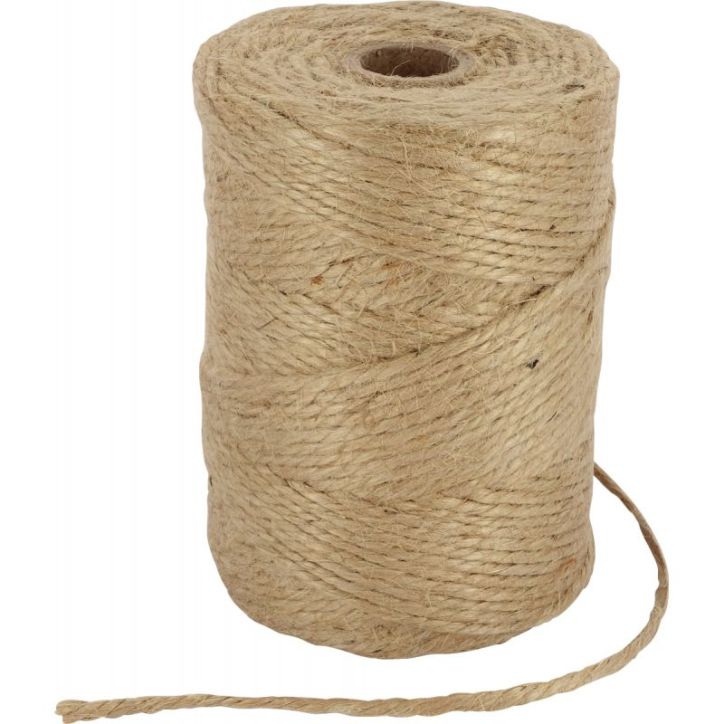 Bobine de ficelle en jute 3mmx200m 1kg 45/0200