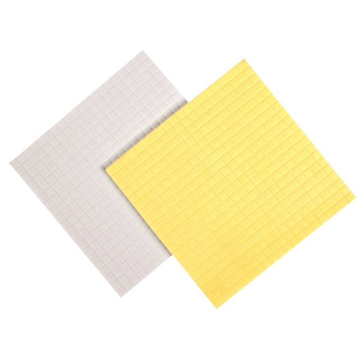 Lot de 800 carrés adhésifs double face 3D, assortis 23055