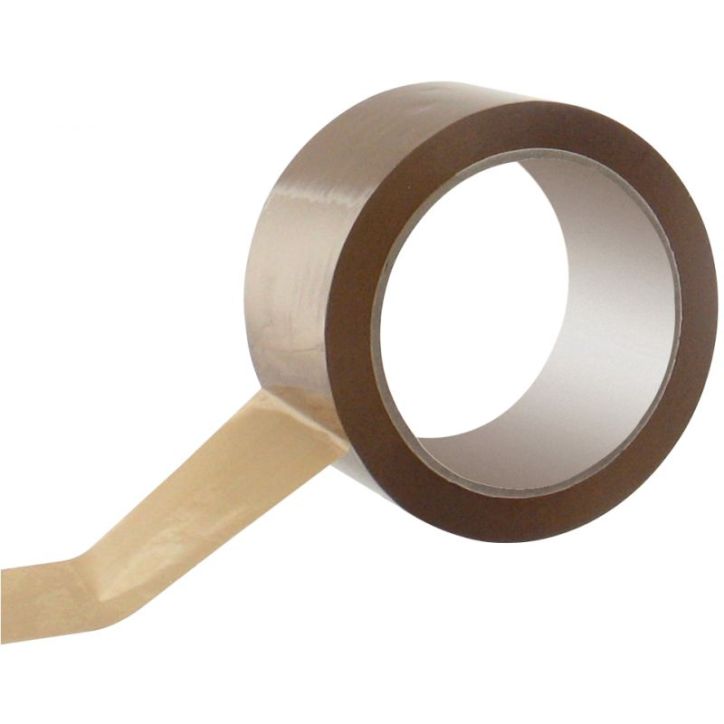 Lot de 6 rouleaux adhésifs polypropylène havane 48mmx66m SG23794