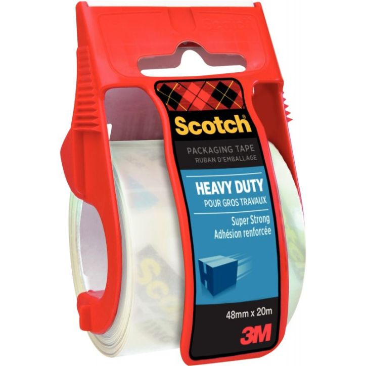 Rouleau polypropylène transparent sur dévidoir 48mm x 20,3m 25011 SCOTCH 3M