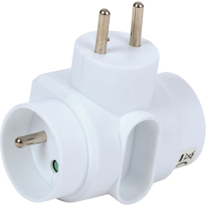 Triplite 2 prises 16A + 1 prise 6A GAE400062