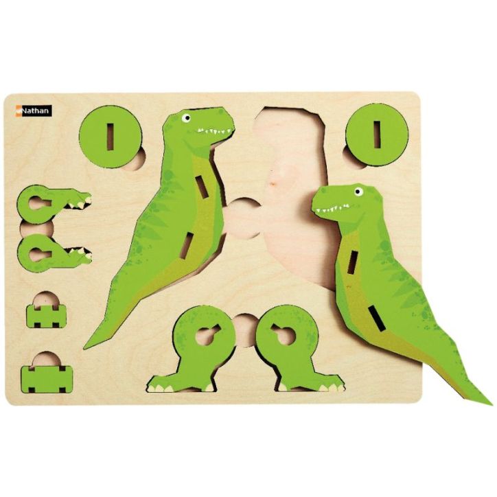 Première maquette, le tyrannosaure 372952 NATHAN