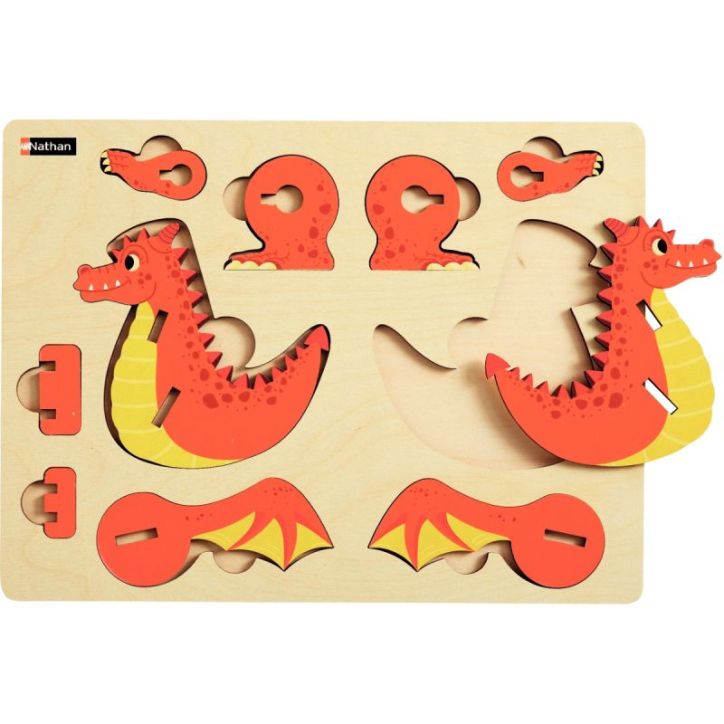 Première maquette, le dragon 372951 NATHAN