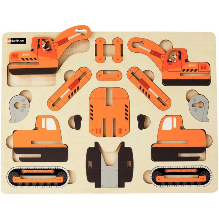 Première maquette, la pelleteuse 387220 NATHAN