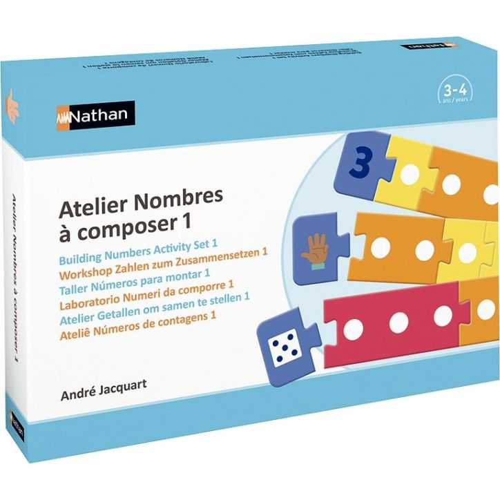 Atelier Nombres a composer 1 pour 2 enfants 345164 NATHAN