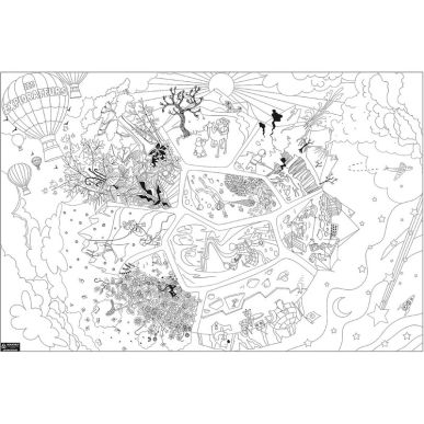 Pack scolaire remisé 6 coloriages géants BOUCHUT