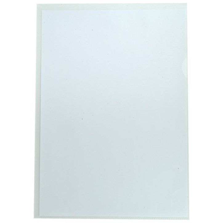 ELBA Sachet 10 pochettes coins PP grainé 12/100ième INCOLORE