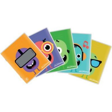 Achetez Cahier piqué écolier 120 pages 80g, ligné 8mm, format A5 160P1L AURORA pas cher sur Ma Re..