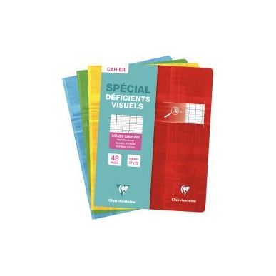 Achetez Piqûre 48 pages 17x22 cm, seyès 2,5 mm agrandi 10/10, papier 90g 3996C CLAIREFONTAINE pas ..