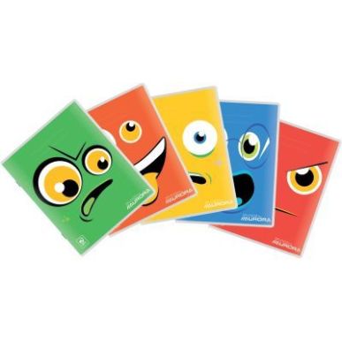 Achetez Cahier piqué écolier 36 pages 80g, quadrillé 10x10, format A5 118PQ10 AURORA pas cher sur..