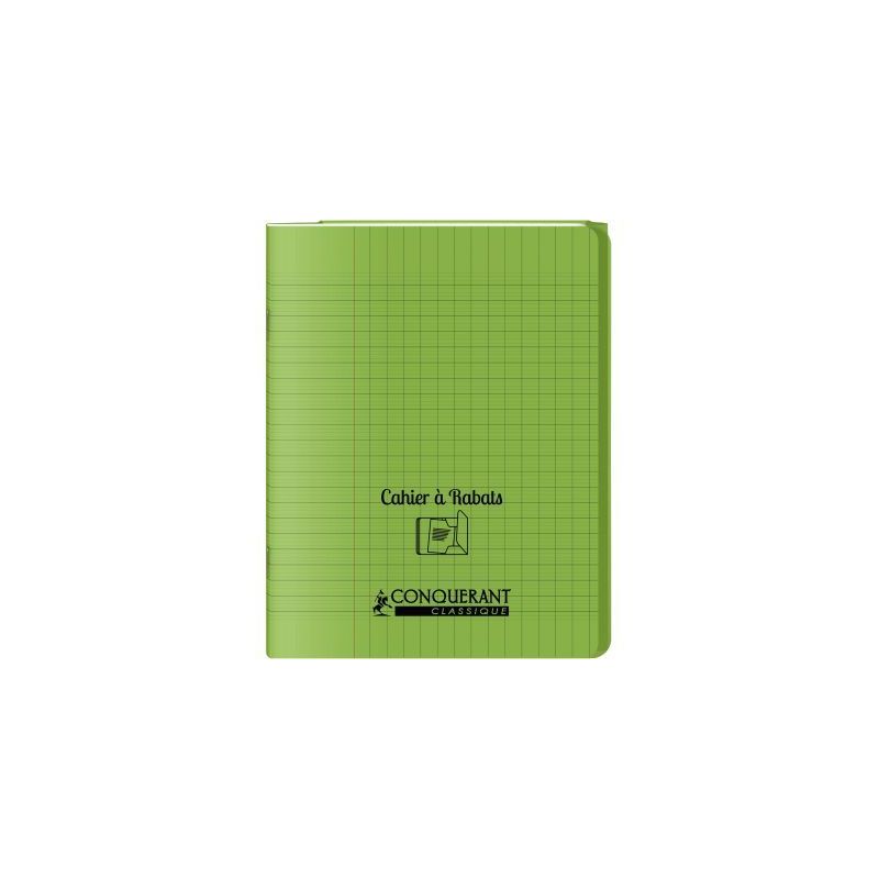 Achetez Piqûre 48 pages couverture polypropylène avec 2 rabats format 17x22 cm seyes coloris vert .. Achetez Piqûre 48 pages couverture polypropylène avec 2 rabats format 17x22 cm seyes coloris vert ..