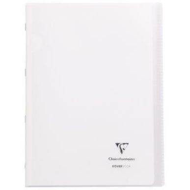 Achetez Piqûre 96 pages 21x29,7 cm KOVERBOOK, seyès 90g, couverture en polypropylène, incolore 97..
