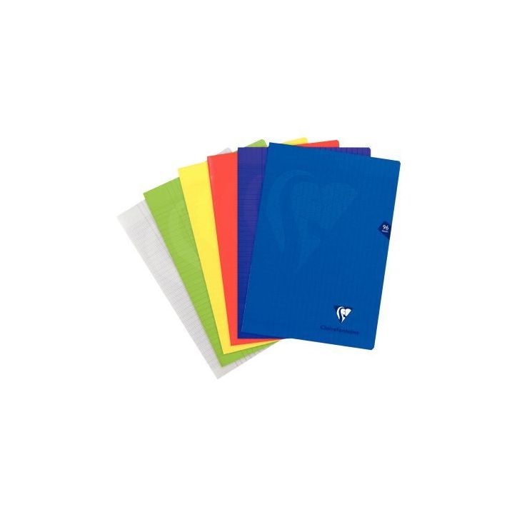 Cahier 96 pages MIMESYS, format A4, seyès, coloris assortis 303161C MIMESYS CLAIREFONTAINE