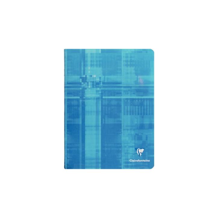 CLAIREFONTAINE Cahier piqûre 96 pages 5x5 24x32. Couverture carte