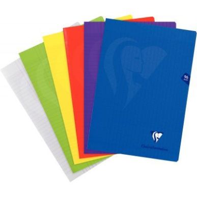 Achetez Cahier 96 pages MIMESYS, format 24x32 cm, seyès, coloris assortis 303361C MIMESYS CLAIREFON..
