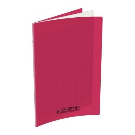 Achetez Cahier piqûre 24x32cm 48 pages 90g grands carreaux Séyès. Couverture polypropylène Rose ..