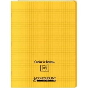 Achetez Piqûre 96 pages couverture polypropylène avec 2 rabats format 24x32 cm seyes jaune 4001040..