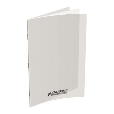 Achetez Piqûre 96 pages 24x32 cm, 90g papier uni blanc couverture en polypropylène incolore 100101..