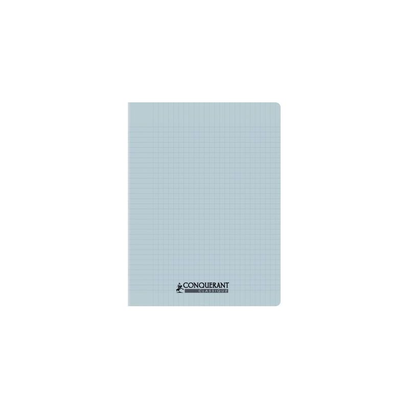 Achetez Piqûre 96 pages CONQUERANT, 24x32 cm, seyès, couv PP bleu pastel 100902187 CONQUERANT HAME..