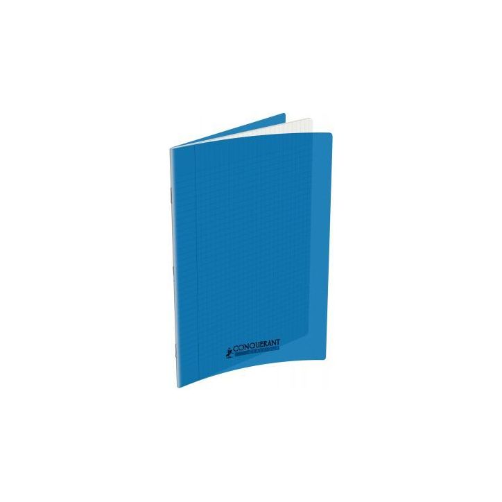 Piqûre 48 pages 24x32 cm seyès 90g couverture en polypropylène bleu 400006760 HAMELIN