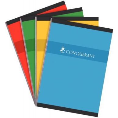 Achetez CONQUERANT C7 Cahier reliure brochure grand format 21x29,7cm 192 pages 70g petits carreaux 5..