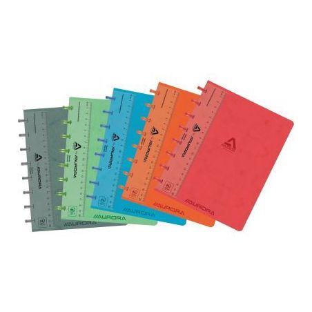 Achetez Cahier toilé LIN-EX ADOC SYSTEMS 144 pages 90g, quadrillé 5x5, format A5 3845.748 AURORA p..