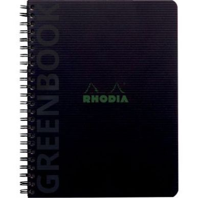 Achetez Cahier GREENBOOK couverture carte rigide, 160 pages perforées, format A5+, quadrillé 5x5 1..