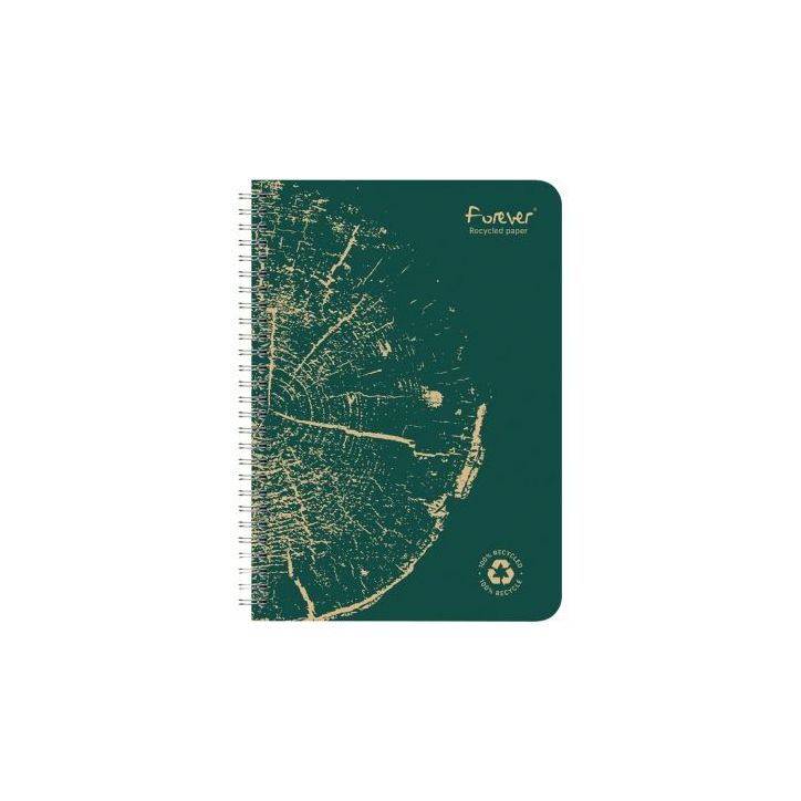 Cahier à reliure intégrale FOREVER, 120 pages, format A5, ligné 68416C FOREVER CLAIREFONTAINE