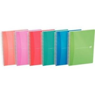 Achetez Cahier à reliure intégrale MY COLOURS, couverture en polypropylène, 100 pages format A4, ..