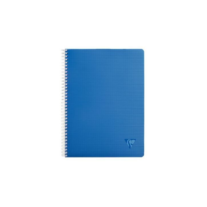 Cahier à  reliure intégrale 100 pages LINICOLOR INTENSIVE, format A4, quadrillé 5x5 329125C CLAIREFONTAINE