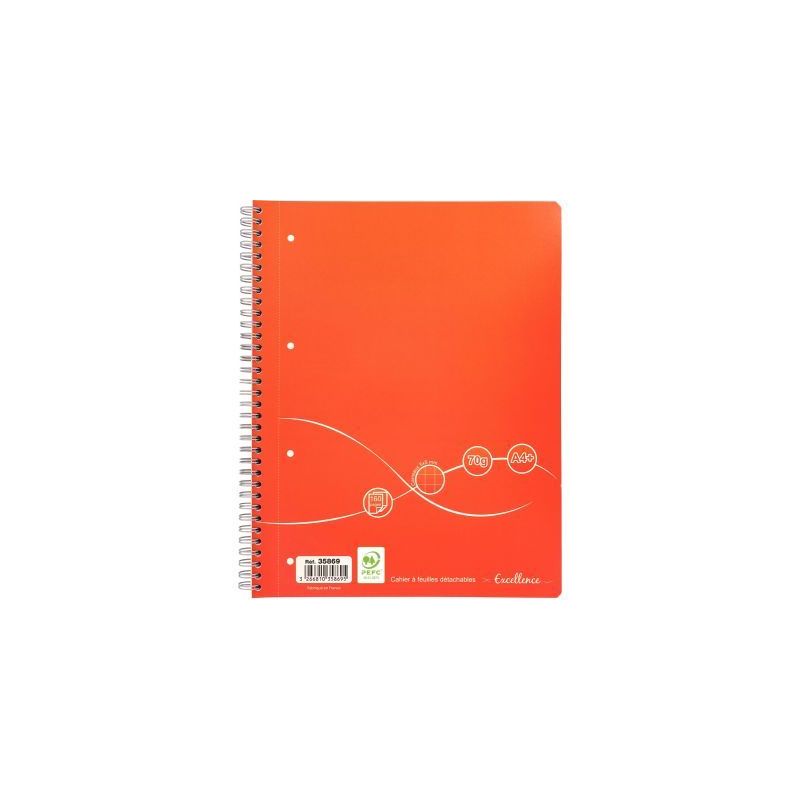 Achetez Cahier à reliure intégrale Excellence 160 pages, format A4+, quadrillé 5x5, papier 70g 40.. Achetez Cahier à reliure intégrale Excellence 160 pages, format A4+, quadrillé 5x5, papier 70g 40..