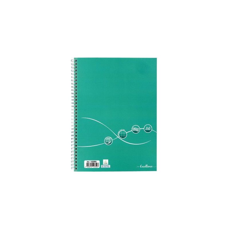 Achetez Cahier à reliure intégrale Excellence 160 pages, format A4, quadrillé 5x5, papier 60g 400..