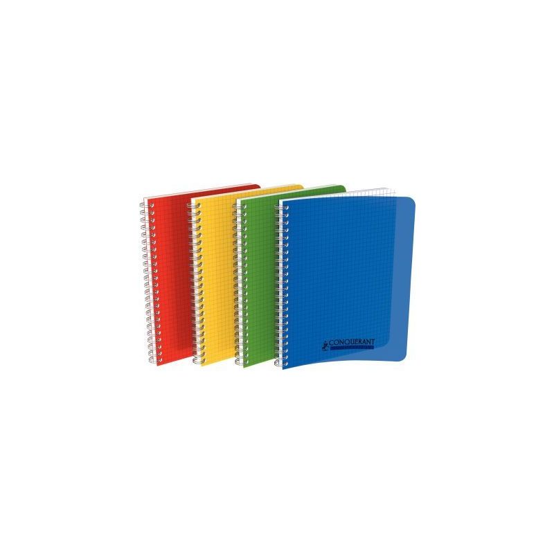 Achetez Cahier spirale 21x29,7cm 180 pages petits carreaux 5x5 90g. Couverture polypro assortie pas .. Achetez Cahier spirale 21x29,7cm 180 pages petits carreaux 5x5 90g. Couverture polypro assortie pas ..