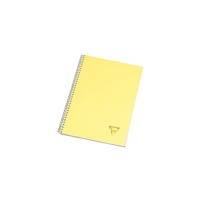Achetez CLAIREFONTAINE LINICOLOR cahier spirale couverture polypro 180 pages A4 grands carreaux pas ..