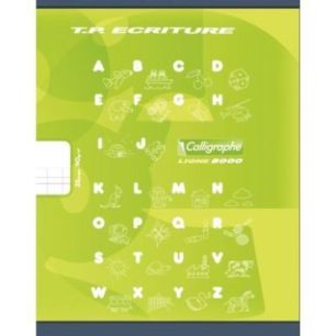 Achetez Piqûre 32 pages 17x22 cm, double ligne 4 mm interligne et verticale / uni, papier 90g 10850..