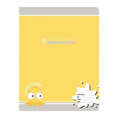 Achetez Cahier d'apprentissage piqûre 32 pages, format 17x22 cm, réglure maternelle double ligne 2..