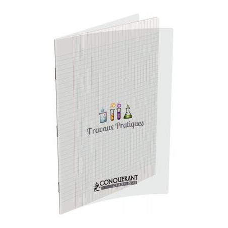 Achetez Cahier de travaux pratiques, piqûre 96 pages (48 pages seyès 90g + 48 pages dessin) 24x32 ..