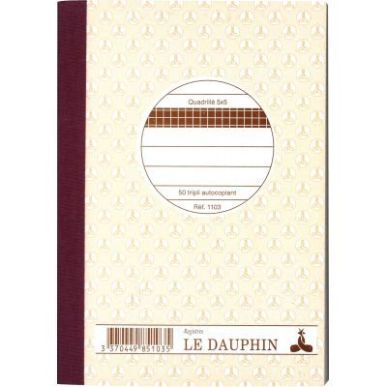 Achetez Manifold NCR format 148 x 105 mm 50 tripli 1103D LE DAUPHIN pas cher sur Ma Rentrée Scolair..