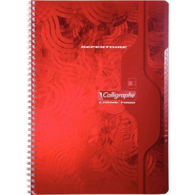Achetez CONQUERANT C7 Répertoire spiralé 180 pages 70g 21x29,7cm petits carreaux 5x5. Couverture c..