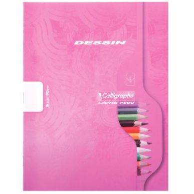 Achetez Cahier de dessin 16 pages format 17x22 cm papier blanc 90g quadrillé 10x10 552C pas cher su..