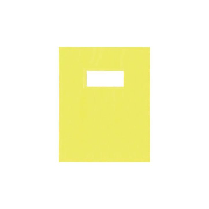 Protège-cahier PP opaque + étiquette, format A5, jaune 11102PPJ AURORA
