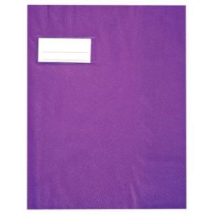 Achetez Paquet de 10 protèges-cahier épaisseur 21/100ème 17x22 cm PVC violet 1110433 vio pas cher..