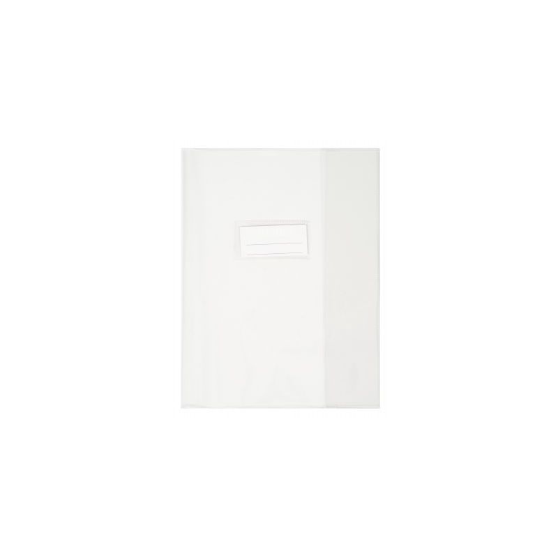 Achetez Paquet de 10 protèges-cahier épaisseur 21/100ème 17x22cm PVC cristal incolore 1110435 inc..