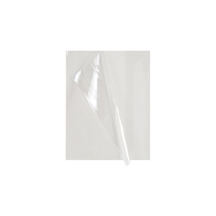 Paquet de 10 protèges-cahier épaisseur 15/100ème 17x22cm PVC cristal incolore 1110434 inc