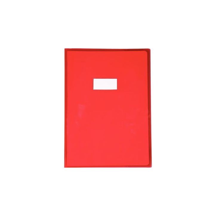 Protège-cahier cristal 21 x 29,7cm 22/100 rouge 73203C CLAIREFONTAINE
