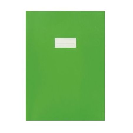 Achetez Paquet de 10 protèges-cahier épaisseur 21/100ème 21x29,7cm PVC vert 12478 pas cher sur Ma..