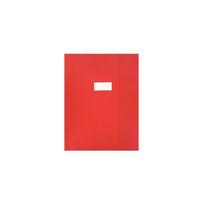 Achetez Paquet de 10 protèges-cahier épaisseur 21/100ème 24x32cm PVC rouge 1110439 rouge pas cher..