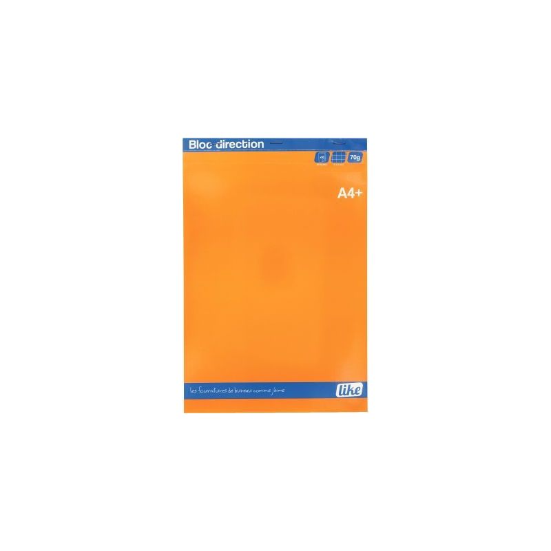 Achetez Bloc 70g agrafé en tête 160 pages petits carreaux 5x5 maxi format A4+ 21 x 31,8 cm pas che..