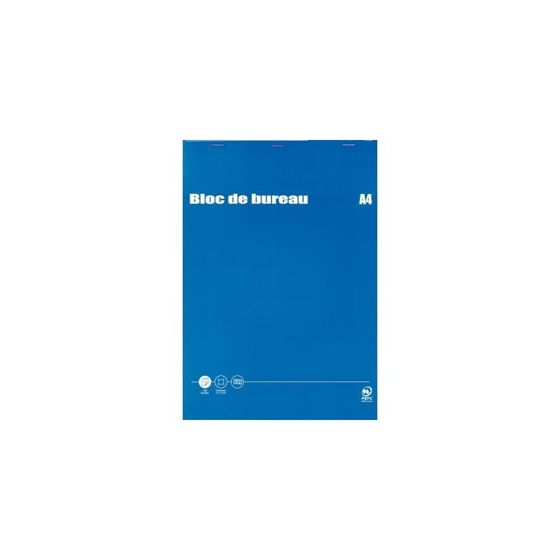 Achetez HAMELIN Bloc bureau 001 format 21 x 29,7 cm (A4) 200 pages quadrillées 5x5 60g. Agafé en-t..